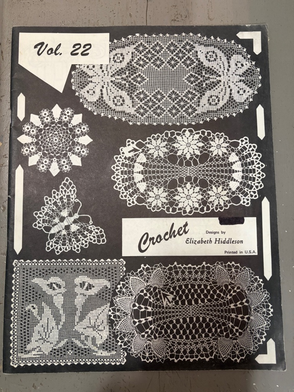 Crochet Doily Pattern Book Vol. 22 - White Crochet Designs